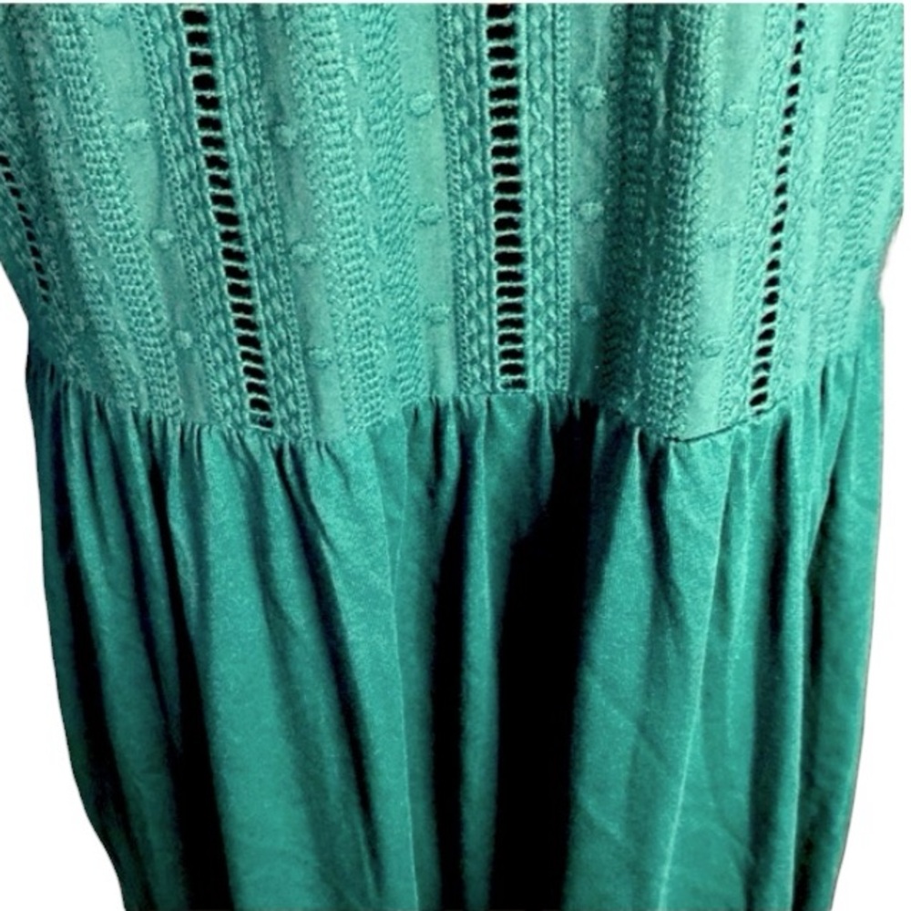 BODEN Coquette Woven Mix Midi Jersey Lagenlook Dress size 2R - Picture 11 of 14